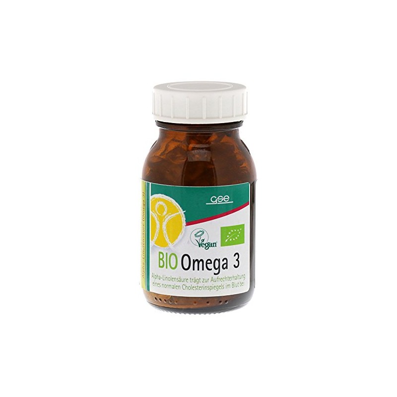 GSE Perillaöl Kapseln, Omega-3 Öl, 90 Tabletten Algenöl ungesättigte Fettsäure,