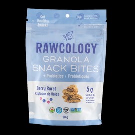 Rawcology Granola Snack Bites With Probiotics Berry Burst 90g