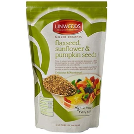 LINWOODS Organic Milled Flaxseed Sunflower & Pumpkin 425g (Pack of 6)