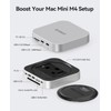 ORICO MiniLink Mac mini M4 Hub with SATA SSD Enclosure,