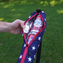 Fore Show Beer Sleeve for Golf Bag – 7-Can Insulated Cooler Sleeve – Discreet Golf Bag Beer Cooler – Fits Most Golf Bags - Golf Bag Cooler - Can Caddy:_USA