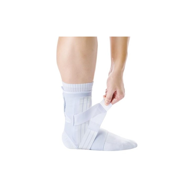 Zamst A1 White Ankle Brace for Sports - Breathable Sports