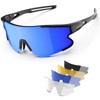 Startop TR90 Frame Road Bike Sunglasses, Sports Sunglasses, 3/5 Lens