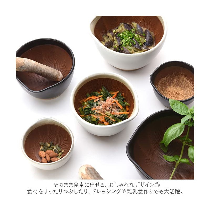 Motoshige Mortar, Small, Mortar, Black Mat