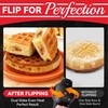 SugarWhisk 6" Stuffed Waffle Maker Rotating, Flip Waffles Maker Machine
