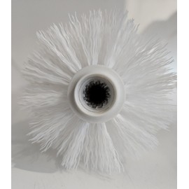 CleanPEAK Pack of 2 replacement toilet brush heads 17mm thread