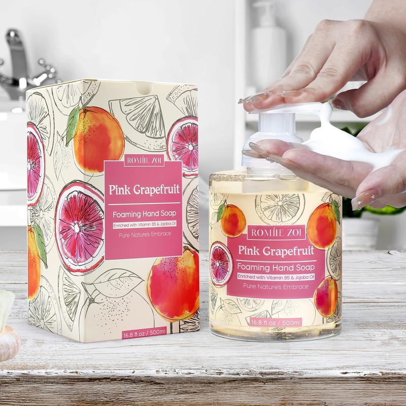 ROMIIE ZOI Foaming Hand Soap with Gift Box- Pink Grapefruit