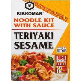 Kikkoman Gluten-Free Teriyaki Sesame Noodle Kit With Sauce, 4.8 Oz (Pack Of 6)