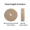 1Rolls Jute Ribbon,Natural Jute Burlap Ribbon Rolls,Hessian Ribbon Natural Burlap