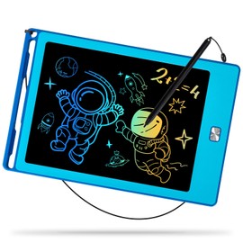 Kinayue Painting Board Magic Board 8.5 Inch LCD Writing Board Children Educational Learning Travel Toy Birthday Drawing Tablet for Boys and Girls 3-10 Years Blue