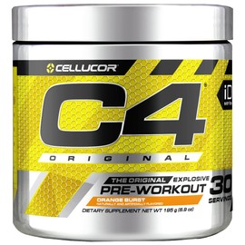 Cellucor, C4 Original Explosive Pre-Workout Supplement, Orange Burst, 30 Servings