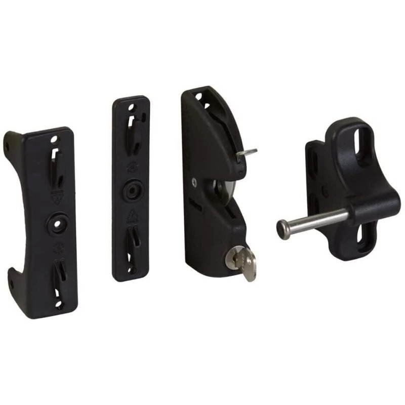 KWIK9 National Hardware V6201 LTCH BLK N346-201 4-9/16" LokkLatch Automatic