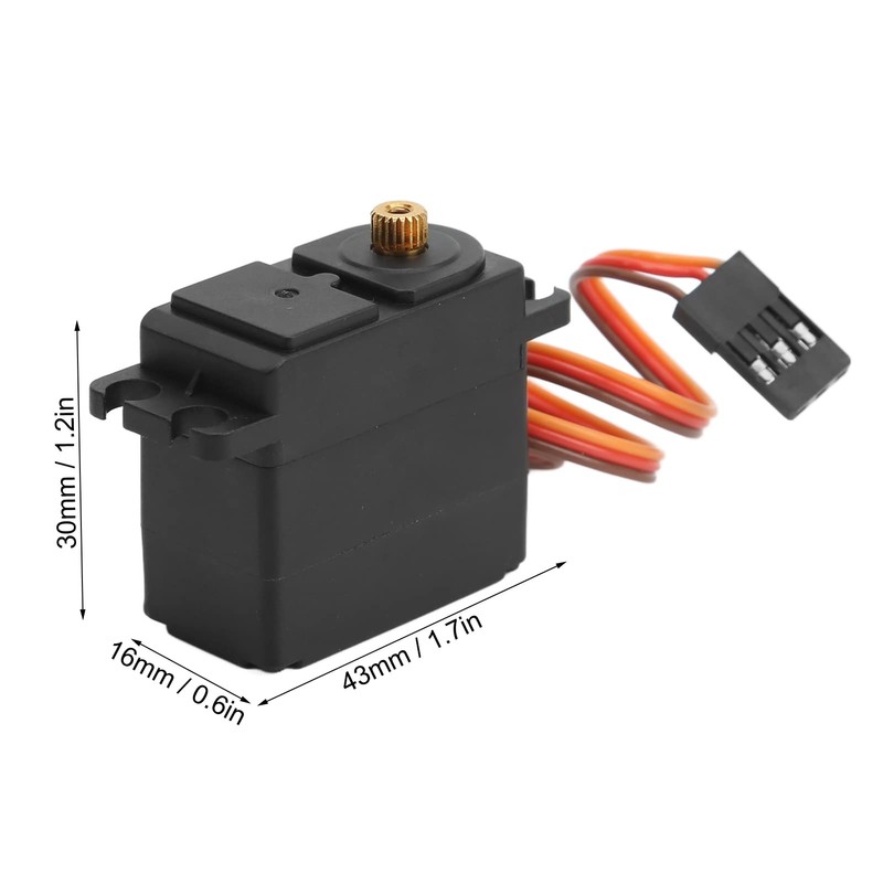 2 Pieces RC Steering Gear Servo Waterproof Digital Standard 2.2