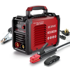 GARVO 110V/220V Dual Voltage Portable Welding Machine,145Amp ARC Welder Mini Stick welder Digital Display LCD,Hot Start,Arc Force and Anti-Stick ARC-145(ARC-145)