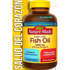 Fish Oil 1000 Mg Nature Made 150 Capsulas Blandas