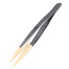Anti Magnetic Tweezers with Replaceable Pointed Wooden Tips Watch Repair