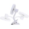 Dreambaby Caged Deluxe EZY-Fit Clip On Fan, White, S