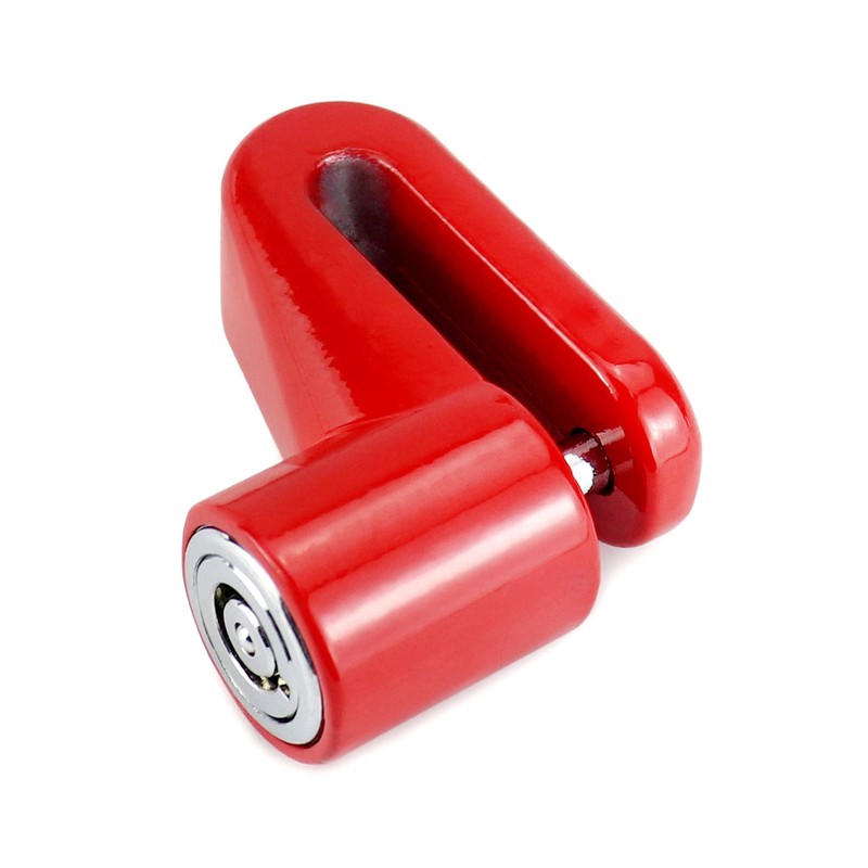 QWORK Motorcycle Bike Anti-Theft Wheel Disc Brake Lock, 2 Pack