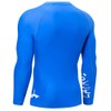 LAFROI Men's Long-Sleeved UPF 50+ Compression Shirt Rash Guard-CLYYB, Asym