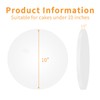 5packs Cake Boards 10 Inch Round,1/2" Thick Cake Drum, Cake
