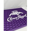 Crown Royal Bar Spill Mat Rubber purple white logo Large