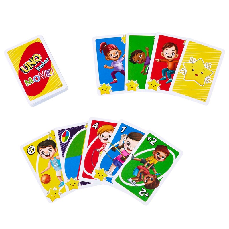 UNO Junior Move! Active Version of the Card Game, 3