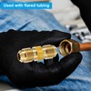 TA-VIGOR 2PCS Pipe Extension Joint Connector Set, Copper Pipe Coupling