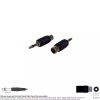 Adapter Audio 3.5mm 1/8" Mono Plug Coax Audio RCA Female