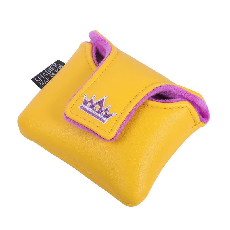 SHABIER Yellow Golf Large Mallet Headcover with NO.23 Design for