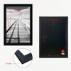 VCK 20x30 Poster Frame - Black, Textured Wood Picture Frames