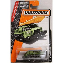 Attack Track (Green) MBX Heroic Rescue Matchbox 1:64 Scale Basic Die-Cast Vehicle #72 of 125