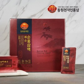 Shinsegae Live Shopping [동원천지인] 순홍삼액 6년근 (70ml 30포 30일분) 49353 [Dongwon Cheonjain] Pure Red Ginseng Extract 6-Year-Old (70ml 30 Packs 30 Days Supply) 49353