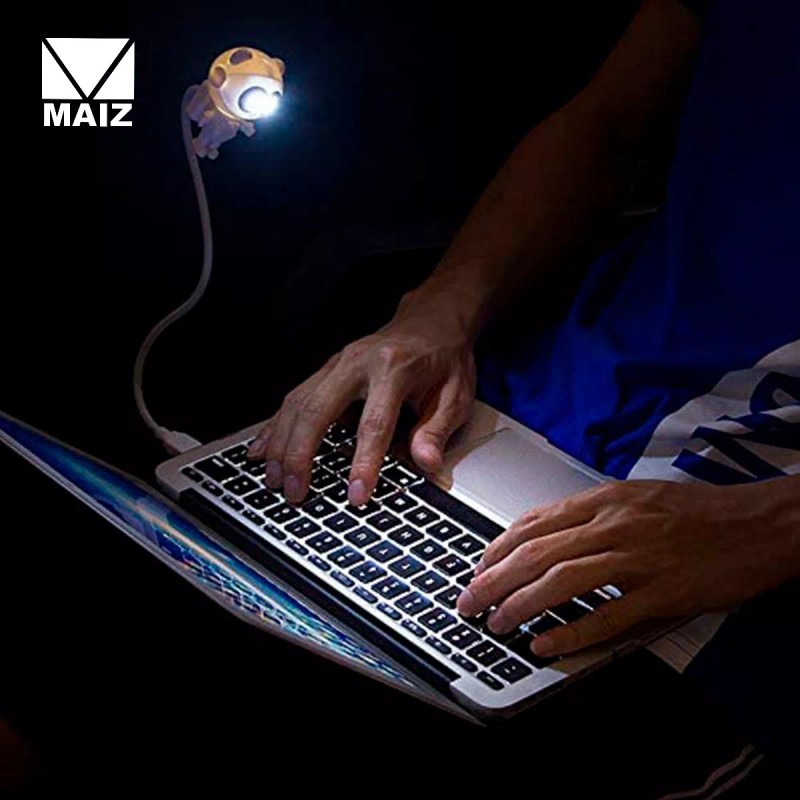Maíz Lampara Led Panda Astronauta Conexión Usb Flexible Led-044