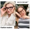 OCCI CHIARI Oversized Reading Glasses 2.0 Womens Trendy Cat Eye