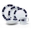 Eval Young Marine Marine Melamine Ware Nautical Boat 5PC Place
