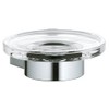 Keuco Plan 14955019000 Soap Dish with Real Crystal Surface /