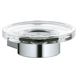 Keuco Plan 14955019000 Soap Dish with Real Crystal Surface / Chrome-Plated