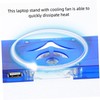 LABRIMP Laptop Cooling Stand with LED Fan and Port Hub
