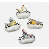 MacKenzie-Childs Butterfly Toile Napkin Rings Set of 4