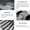 Termination Cap Mesh Screen Vent Cover, Furnace & Roof Vent