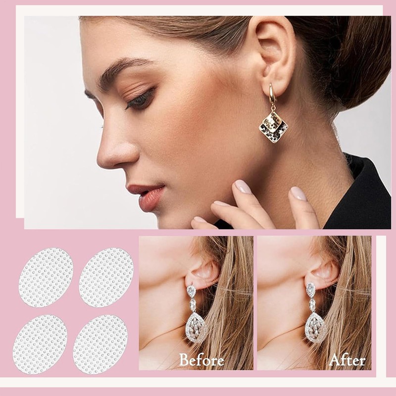 Invisible Ear Lobe Support Patches Waterproof, Earrings Support Patches, Heavy