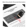 Protector de Identificación Rodillo de Tinta Amplia Protección Contra Robo