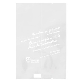 Heads BKF-OG7 Clear Bags - 7 (100 Sheets), Clear, W2.8 x H4.1 inches (70 x 105 mm), Set of 100