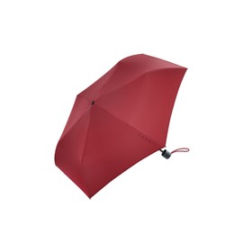 ESPRIT Pocket Umbrella in Red with Logo Print, flagred