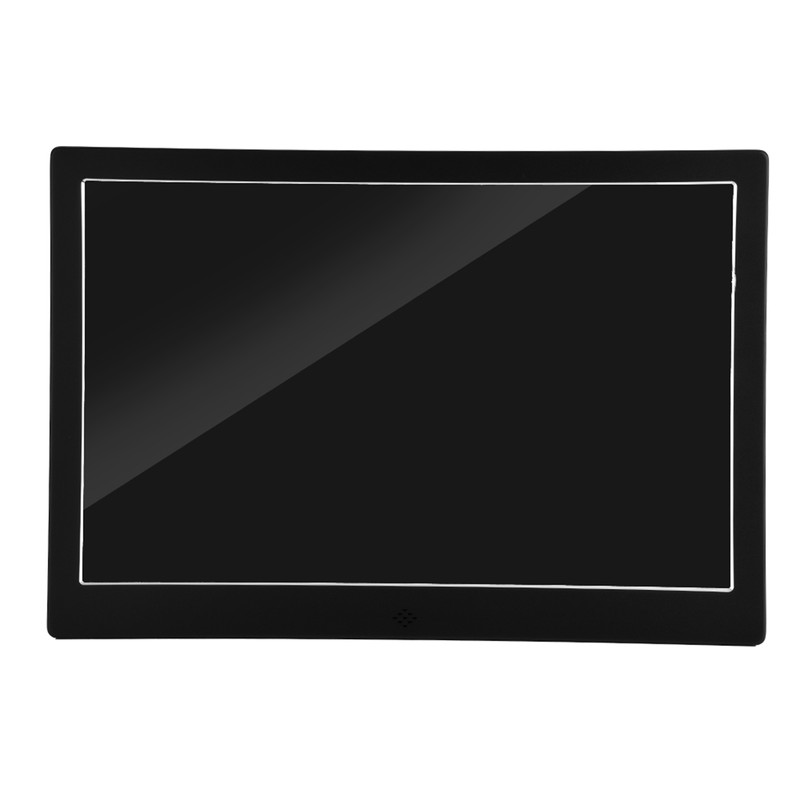 12" HD TFT LED Aluminium Alloy Digital Photo Frame Alarm