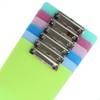 LATERN 6Pcs A4 Clipboard, Plastic Transparent A4 Clipboard 5 Colors