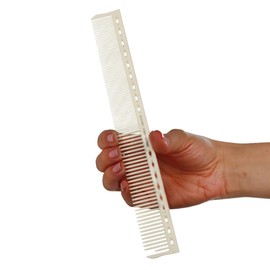 Allegro Combs Expert – Professional Barber for Hair Cutting, Beard Styling & Trimming Wide & Fine Tooth Clipper Over Comb 1 Piece (8.6 In HairStylist No. 86)