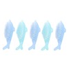 Healvian 5pcs Dolphin Shape Nail Cleaning Brush Fingernail Scrub for
