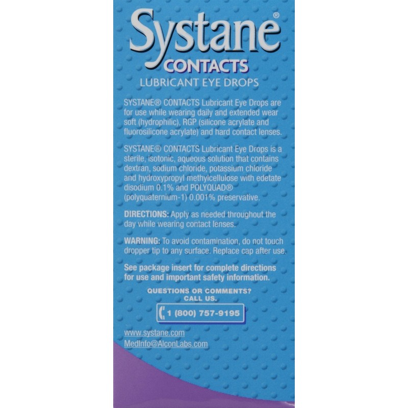 Systane Contacts Soothing Drops-0.405 oz, 12mL, 2 pack