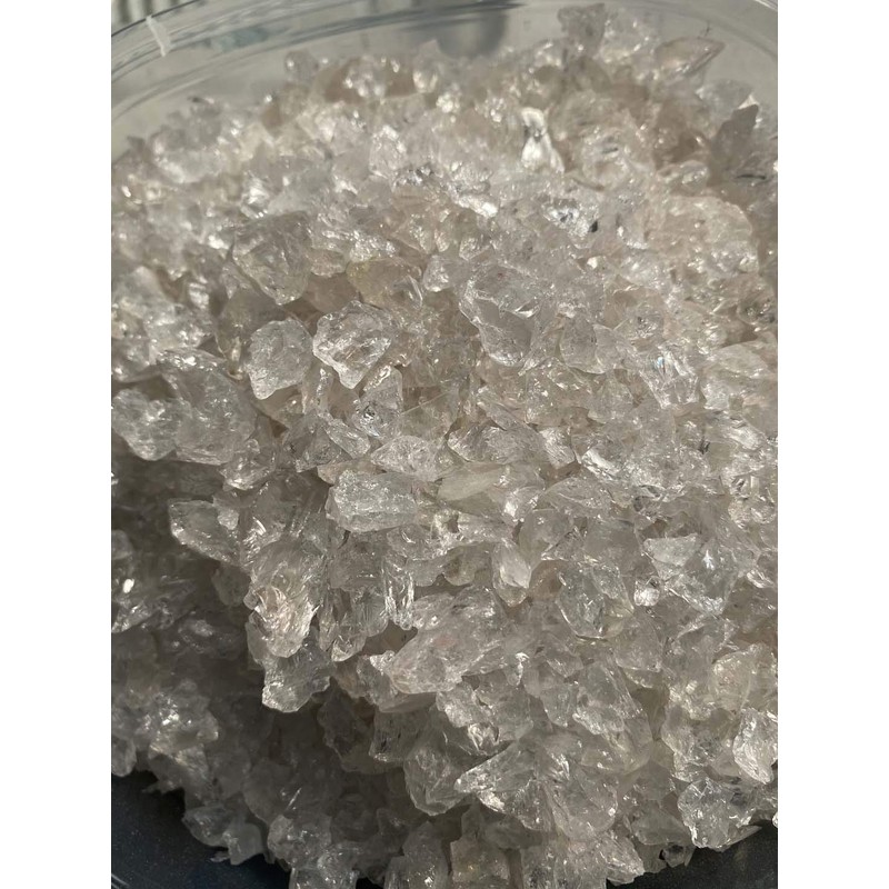 Clear Quartz - Medium Chips no Powder - 100% Clear
